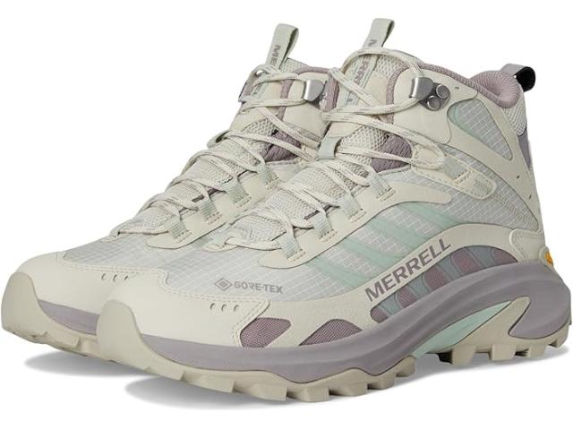 (取寄) メレル レディース モアブ スピード 2 ミッド GTX Merrell women Moab Speed 2 Mid GTX Greige