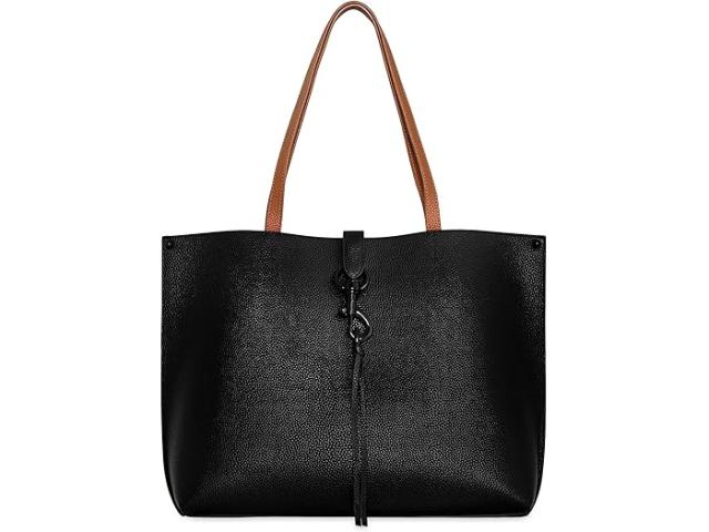 (取寄) レベッカミンコフ レディース ミーガン トート Rebecca Minkoff women Rebecca Minkoff Megan Tote Black/Caramelloの通販は
