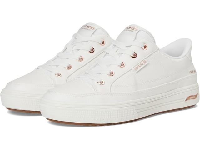 (取寄) スケッチャーズ レディース アーチ フィット ヤー ゼア ハンズ-フリー スリップ-インス SKECHERS women Arch Fit Arcade-See Ya There Hands-Free Slip-Ins White