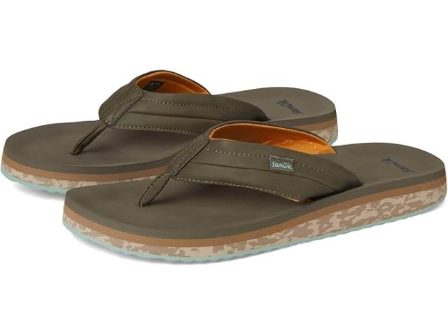 (取寄) サヌーク メンズ  Sanuk men Tiderush Olive