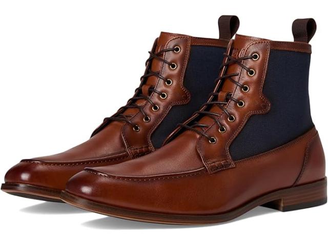 (取寄) ステイシー アダムス メンズ モック トゥ レース-アップ ブーツ Stacy Adams men Brumley Moc Toe Lace-Up Boots Tan Multi
