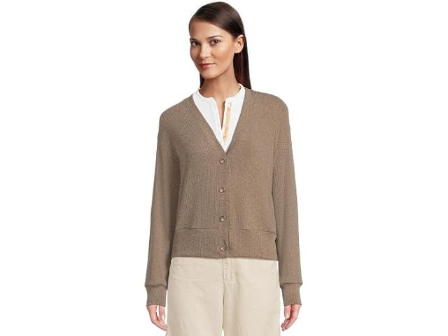 (取寄) マイケル スターズ レディース イルサ V-ネック カーディガン Michael Stars women Ilsa V-neck Cardigan Cobblestone