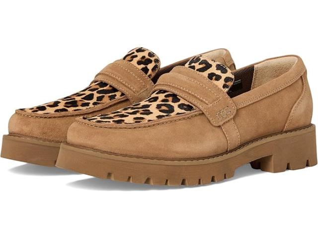 (取寄) アリアット レディース ストラットフォード ラグ ローファー Ariat women Stratford Lug Loafer Tan Suede