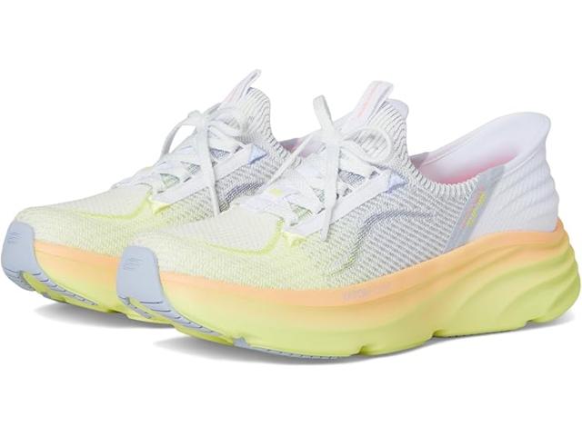 (取寄) スケッチャーズ レディース デラックス ヴェイパー ハンズ フリー スリップ-インス SKECHERS women D'Lux Vapor Hands Free Slip-INS White
