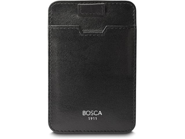 (取寄) ボスカ メンズ ナッパ ヴィテッロ - プル タブ カード ケース Bosca men Bosca Nappa Vitello - Pull Tab Card Case Blackの通販は