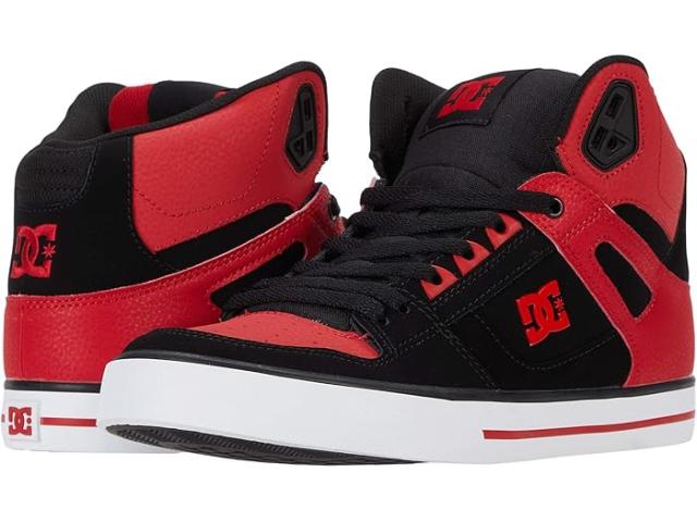(取寄) DC メンズ ピュア ハイ-トップ WC DC men Pure High-Top WC Fiery Red/White/Black