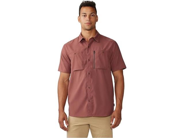 (取寄) マウンテンハードウェア メンズ トレイル センダー ショート スリーブ Mountain Hardwear men Mountain Hardwear Trail Sender Short Sleeve Clay Earthの通販は 13,478円