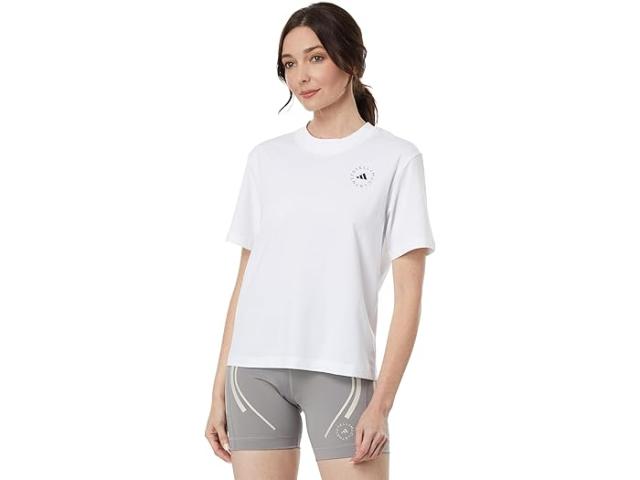 (取寄) アディダス バイ ステラマッカートニー レディース トゥルーカジュアルズ レギュラー Tシャツ HR9167 adidas by Stella McCartney women TrueCasuals Regular T-Shirt HR9167 White