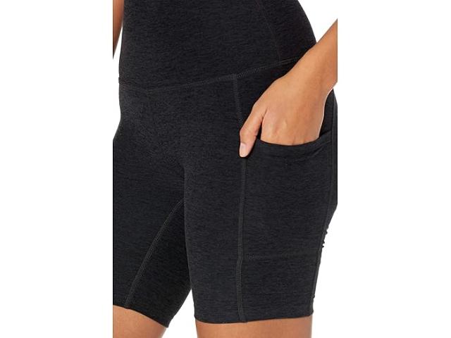 (取寄) ビヨンドヨガ レディース スペースダイ チーム ポケッツ ハイ ウェスト バイカー ショーツ Beyond Yoga women Spacedye Team Pockets High Waisted Biker Shorts Darkest Night 取寄) ビヨンドヨガ レディース スペースダイ チーム ポケッツ ハイ