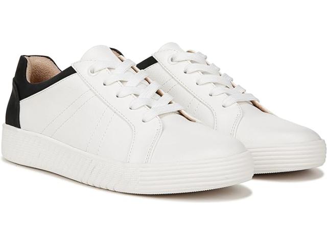 (取寄) ナチュラライザー レディース ソウル - ニーラ Naturalizer women Naturalizer SOUL Naturalizer - Neela White/Black Faux Leather
