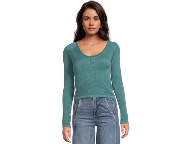 (取寄) エフピー ムーブメント レディース ベイル アウト ロング スリーブ レイヤー FP Movement women Bail Out Long Sleeve Layer Midnight Jade