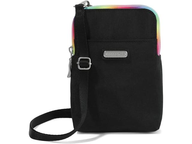 (取寄) バッガリーニ レディース テイク トゥー Rfid ブライアント クロスボディ Baggallini women Take Two RFID Bryant Crossbody Onyx Rainbow Pride