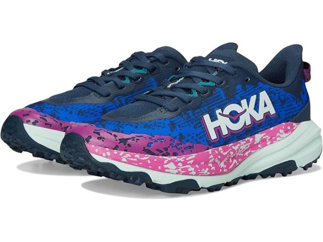 (取寄) ホカキッズ スピードゴート 6 (ビッグ キッド) Hoka Kids Speedgoat 6 (Big Kid) Stormy Skies/Aqua Breeze