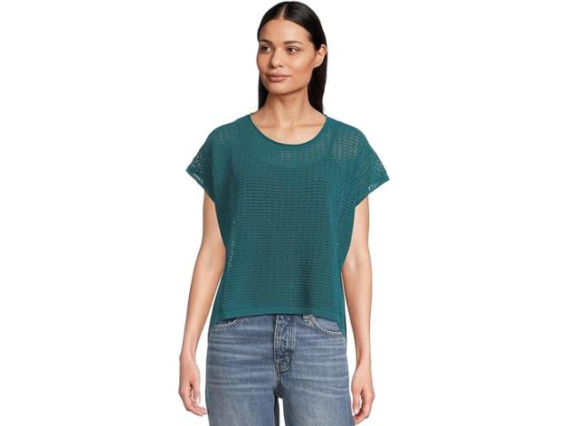 (取寄) アイリーン フィッシャー レディース ジュエル ネック セーター Eileen Fisher women Jewel Neck Sweater Harbor