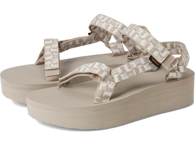 (取寄) テバ レディース フラットフォーム Teva women Flatform Glisten Simply Taupe