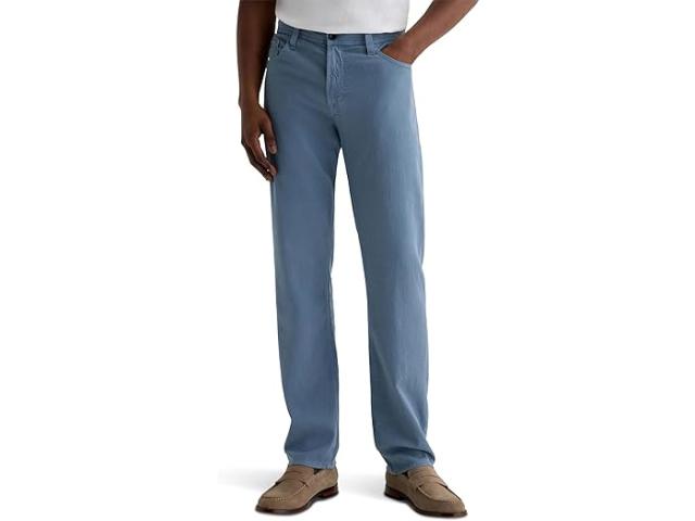 (取寄) AGジーンズ メンズ エバレット スリム ストレート リネン パンツ AG Jeans men Everett Slim Straight Linen Pant Shore Break
