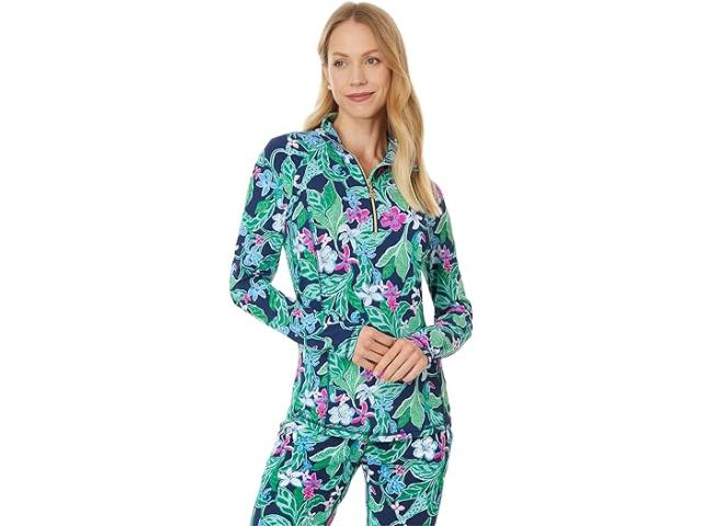 (取寄) リリー ピュリッツァー レディース ジャスティン ハーフ ジップ Upf 50+ Lilly Pulitzer women Lilly Pulitzer Justine Half Zip Upf 50+ Multi Untamedの通販は