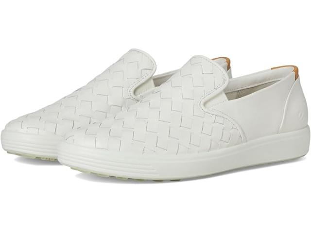 (取寄) エコー レディース ソフト 7 ウーブン スリップ-オン 3.0 スニーカー ECCO women ECCO Soft 7 Woven Slip-On 3.0 Sneaker Whiteの通販は 35,464円