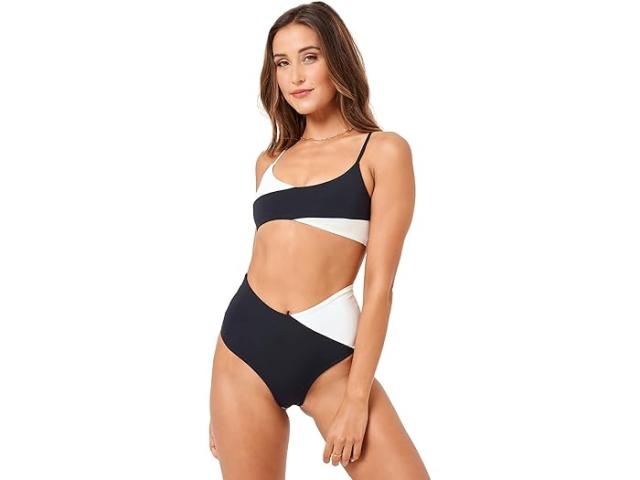 (取寄) エルスペース レディース ハイ タイド ボトム クラシック L*Space women L*Space High Tide Bottoms Classic Black/Creamの通販は