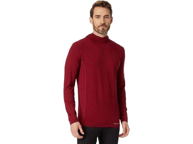 (取寄) ホットチリ メンズ クリマ-テック ブーディ Hot Chillys men Hot Chillys Clima-Tek Hoodie Burgundy Heatherの通販は 20,223円