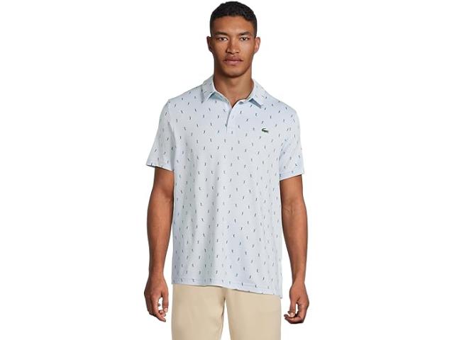 (取寄) ラコステ メンズ レギュラー フィット UV プロテクト ゴルフ ポロ Lacoste men Regular Fit Uv Protect Golf Polo Light Blue/Teal