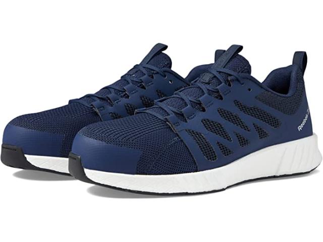 (取寄) リーボック ワーク メンズ フュージョン フレックスウィーブ ワーク エー コンプ トゥ Reebok Work men Reebok Work Fusion Flexweave Work EH Comp Toe Navy