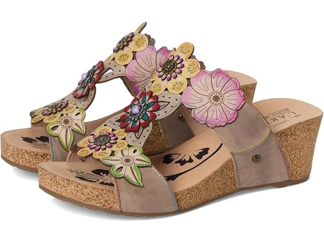 (取寄) ラルティストバイスプリングステップ レディース  L'Artiste by Spring Step women Prettypetals Grey Multi