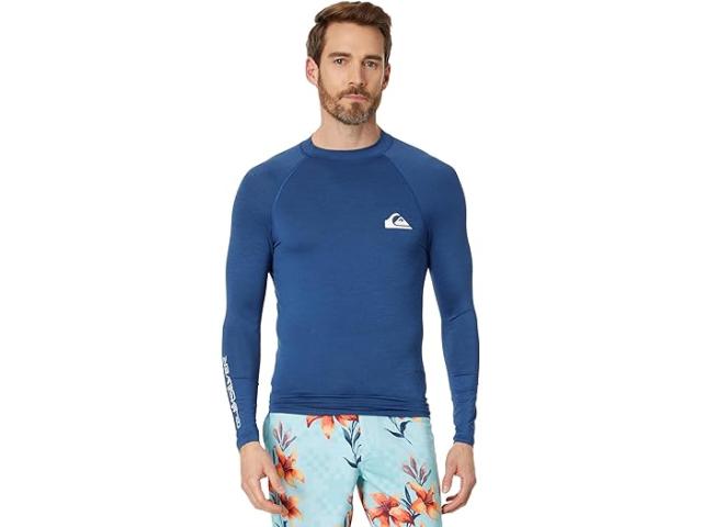 (取寄) クイックシルバー メンズ エブリデイ UPF50 ロング スリーブ Quiksilver men Quiksilver Everyday UPF50 Long Sleeve Monaco Blue Heather