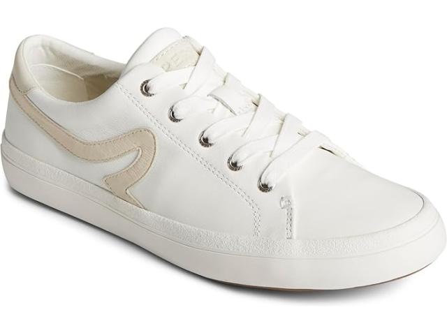 (取寄) スペリー レディース サンディー LTT レザー W/ ウェーブ Sperry women Sandy LTT Leather w/ Wave White