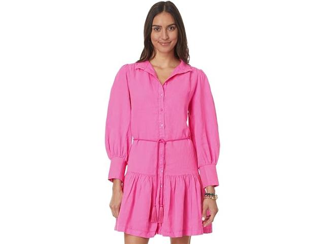 (取寄) リリー ピュリッツァー レディース リネン ドレス Lilly Pulitzer women Lilly Pulitzer Drena Linen Dress Passion Fruit Pink