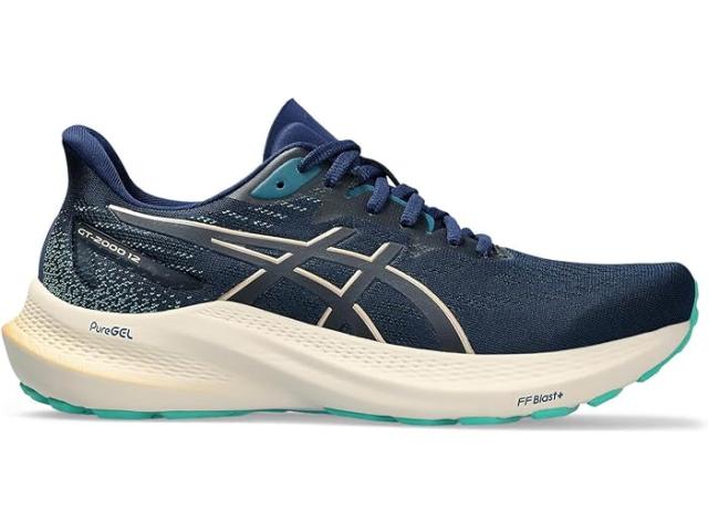 (取寄) アシックス レディース GT-2000 12 ASICS women ASICS Gt-2000 12 Blue Expanse/Champagneの通販は