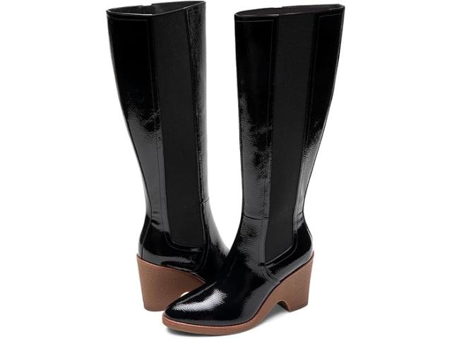 (取寄) エアロソールズ レディース メンフィス Aerosoles women Aerosoles Memphis Black Patent Crinkled Faux Leatherの通販は 45,030円