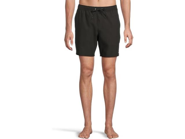 (取寄) オニール メンズ レノックス ハモサ ソリッド ボレー 17 ボードショーツ O'Neill men Lennox Hermosa Solid Volley 17 Boardshorts Black