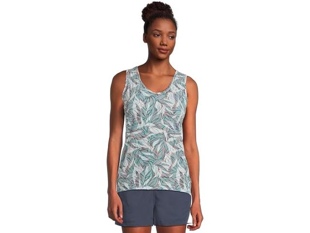 (取寄) ロイヤルロビンズ レディース フェザーウェイト タンク  Robbins women Featherweight Tank Pacific Blue Presidio Print