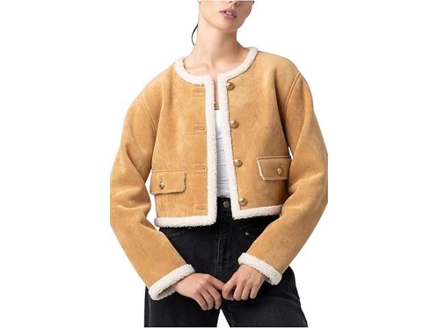 (取寄) ブランクニューヨーク レディース ボンデッド シェルパ ジャケット Blank NYC women Bonded Sherpa Jacket Ahead Of Curve