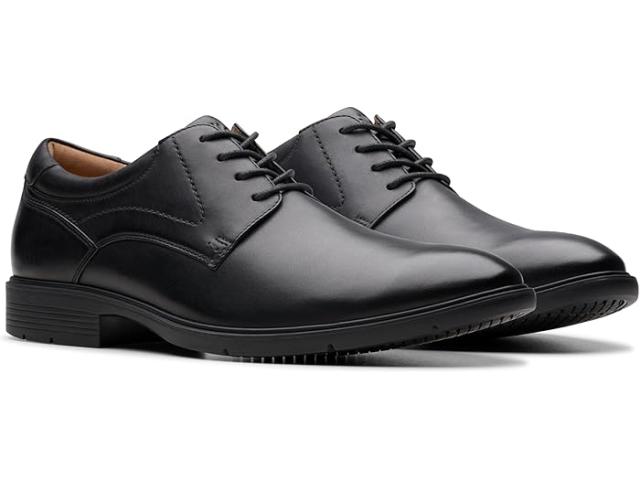 (取寄) クラークス メンズ プレーン Clarks men Clarks Eldredge Plain Black Leather