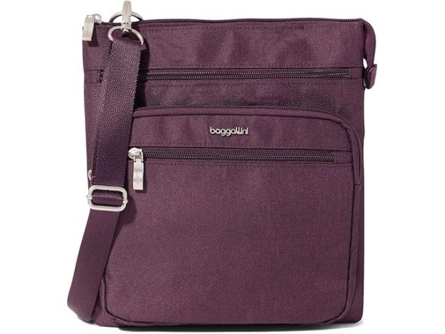 (取寄) バッガリーニ レディース アウト アンド アバウト クロスボディ Baggallini women Out and About Crossbody Plum Heritage