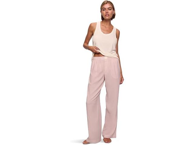 (取寄) エバージェイ レディース ノーティコ ボクサー パンツ Eberjey women Nautico Boxer Pant Feeder Stripes Pale Mauve/White