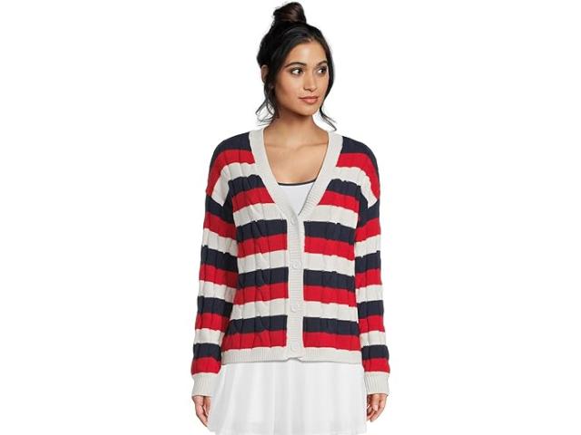 (取寄) ビーチライオット レディース シェリー カーディガン Beach Riot women Sherry Cardigan Cherry Indigo Stripes