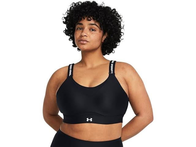(取寄) アンダーアーマー レディース インフィニティ ハイ インパクト スポーツ ブラ Under Armour women Under Armour Infinity High Impact Sports Bra Black/White