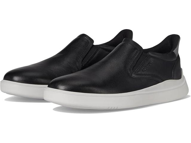 (取寄) ロックポート メンズ トリステン ステップ アクティベイティド スリッポン Rockport men Tristen Step Activated Slip-On Black Leather