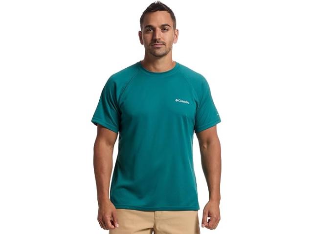 (取寄) コロンビア メンズ アルパイン チル プロ ショート スリーブ クルー Columbia men Alpine Chill Pro Short Sleeve Crew  Blue