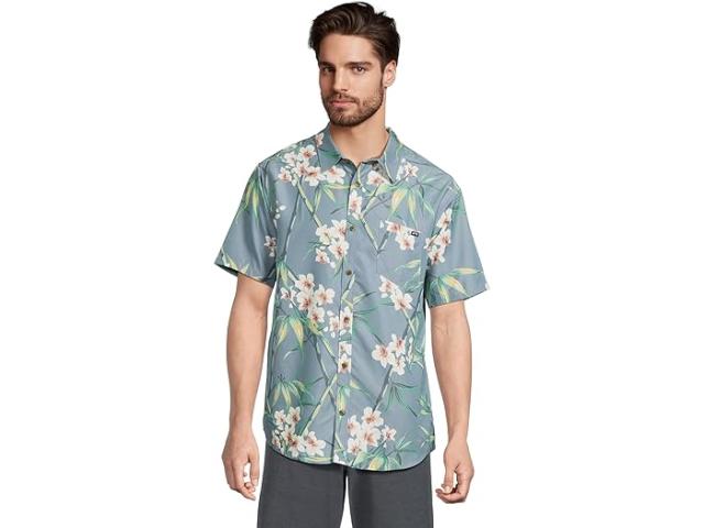 (取寄) ビラボン メンズ サンデーズ ラウンジ ショート スリーブ Billabong men Sundays Lounge Short Sleeve Steel Blue