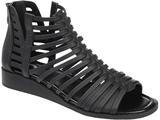 (取寄) ジュルネ コレクション レディース コンフォート フォーム デリラ サンダル Journee Collection women Comfort Foam Delilah Sandal Black