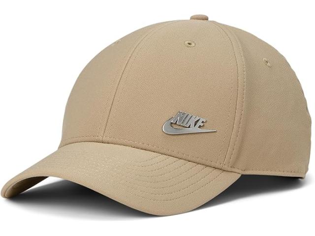 (取寄) ナイキ ドライ-フィット クラブ ストラクチャード メタル ロゴ キャップ Nike Dri-Fit Club Structured l Logo Cap Khaki/llic Silver