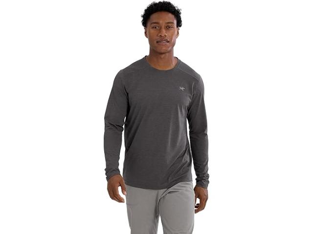 (取寄) アークテリクス メンズ コーマック クルー ロング スリーブ Arc'teryx men Cormac Crew Long Sleeve Black Heather