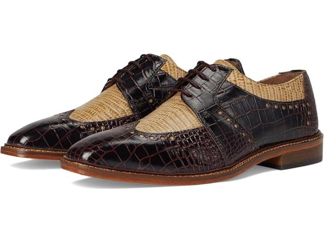 (取寄) ステイシー アダムス メンズ ウィングチップ レース-アップ Stacy Adams men Travato Wingtip Lace-Up Taupe Multi