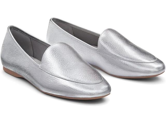 (取寄) バーディーズ レディース ヴェスパー レザー フラッツ Birdies women Vesper Leather Flat Silver