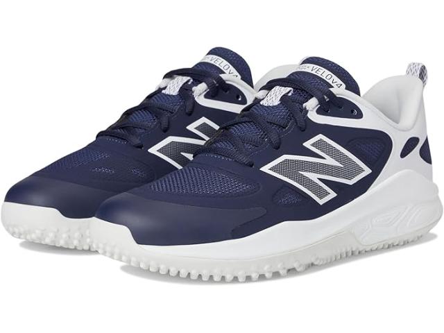 (取寄) ニューバランス レディース フレッシュ フォーム ターフ-トレーナー ソフトボール クリーツ New Balance women Fresh Foam Velov4 Turf-Trainer Softball Cleats Team Navy/White