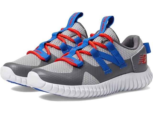 (取寄) ニューバランス キッズ ボーイズ プレイグラブ V2 バンジー (リトル キッド) New Balance Kids boys New Balance Kids Playgruv v2 Bungee (Little Kid) Grey/True Redの通販は 22,710円